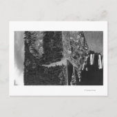 Lummi Island, WA - Lummi Rocks View with Row Postkarte (Vorderseite)