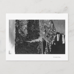 Lummi Island, WA - Lummi Rocks View with Row Postkarte