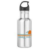 Lummus Park Florida Edelstahlflasche (Vorderseite)