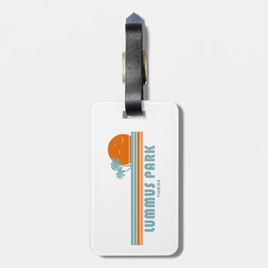Lummus Park Florida Gepäckanhänger (Rückseite vertikal)