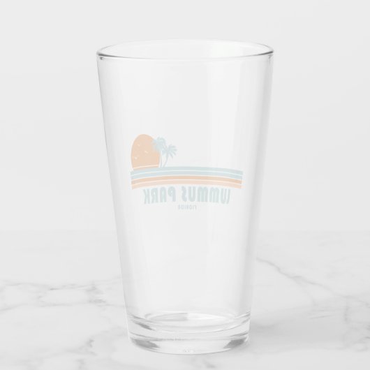 Lummus Park Florida Glas (Rückseite)