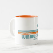 Lummus Park Florida Zweifarbige Tasse (Vorderseite Links)