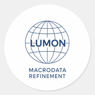 Lumon Macrodata Refinement Runder Aufkleber