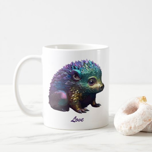 Lumos der Igel Kaffeetasse (Mit Donut)