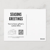 Lumos Ultra Christmas Card 2 Postkarte (Rückseite)