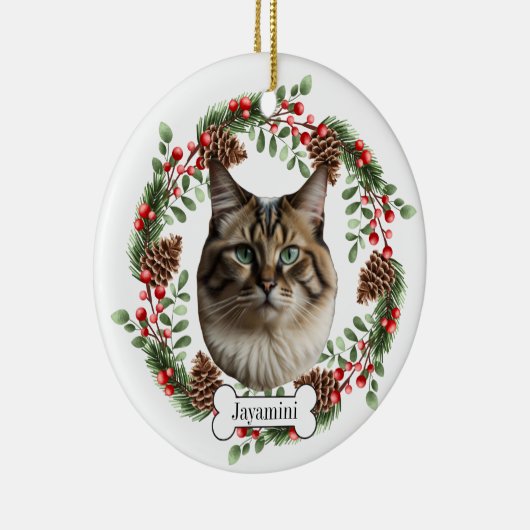 Lumpenkatze Keramik Ornament (Rechts)