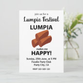 Lumpia Festival - Locarno Einladung (Stehend Vorderseite)
