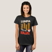 Lumpia keeps me Rolling Filipino Wrappers T-Shirt (Vorne ganz)