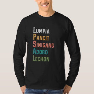Lumpia Panstäda Sinigang Adobo Lechon Filipino Phi T-Shirt