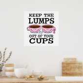Lumps out of Cups Poster (Küche)
