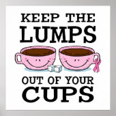 Lumps out of Cups Poster (Vorne)