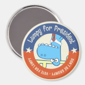 Lumpy als Präsident Magnet (Vorderseite/Rückseite)