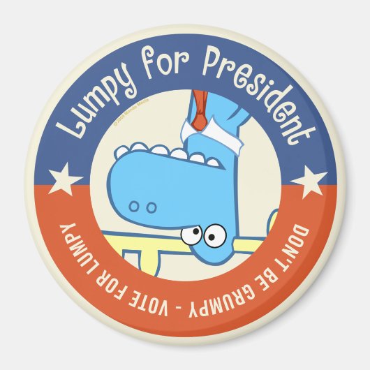 Lumpy als Präsident Magnet (Vorne)