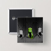 Lumpy Green Bug Button (Vorne & Hinten)