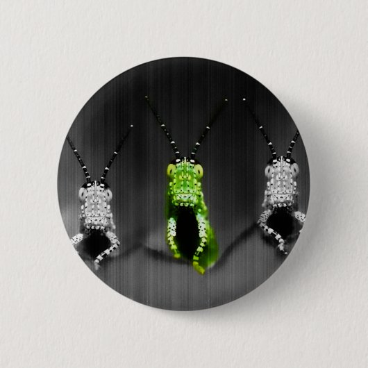 Lumpy Green Bug Button (Vorderseite)