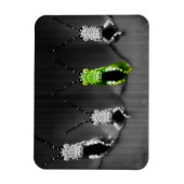 Lumpy Green Bug Magnet (Vertikal)
