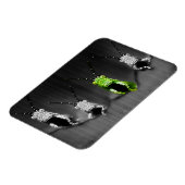 Lumpy Green Bug Magnet (Linke Seite)
