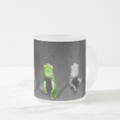 Lumpy Green Bug Mattglastasse (VorderseiteRechts)