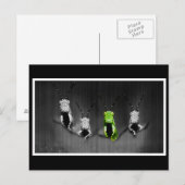 Lumpy Green Bug Postkarte (Vorne/Hinten)