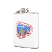 Lumpy Ridge Rock Klettersteig Carabiner Flachmann (Links)