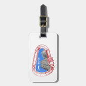 Lumpy Ridge Rock Klettersteig Carabiner Gepäckanhänger (Vorderseite vertikal)