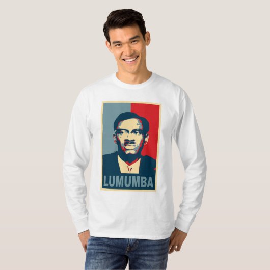 Lumumba für Präsidenten T-Shirt (Vorne ganz)