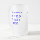 Lumys Bier-Tasse Mattglas Bierglas (Vorderseite Links)