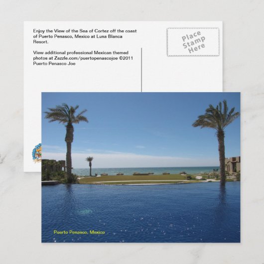 Luna Blanca Postkarte (Vorne/Hinten)