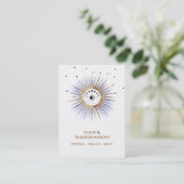*~* Luna Boho Celestial Lunar Moon Magic Light Visitenkarte (Stehend Vorderseite)