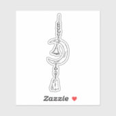 Luna Chime Sticker (Blatt)