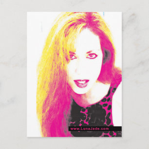 Luna CYMK Postcard Postkarte