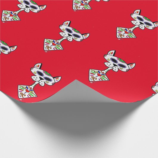 Luna das Katzen-Umschlagpapier Geschenkpapier (Ecke)