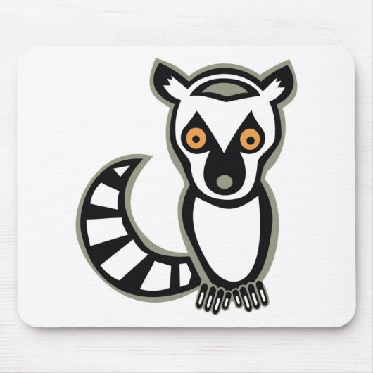 LUNA der LEMUR Mousepad (Vorne)