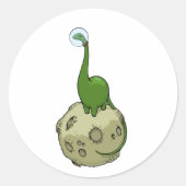 Luna Dino Sticker (Vorderseite)