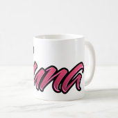 Luna faded pink Tasse Teetasse Kaffeetasse (VorderseiteRechts)