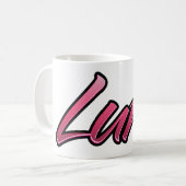 Luna faded pink Tasse Teetasse Kaffeetasse (Vorderseite Links)