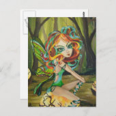 Luna Fairy Postcard Postkarte (Vorne/Hinten)