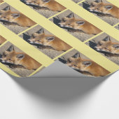 Luna Fox Geschenkpapier (Ecke)