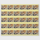 Luna Fox Geschenkpapier (Flach)