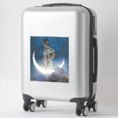 Luna Goddess auf den Nachts-Scattering Stars Aufkleber (Koffer)