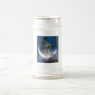 Luna Goddess auf den Nachts-Scattering Stars Bierglas