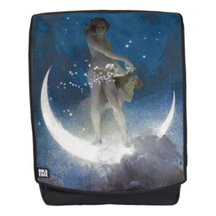Luna Goddess auf den Nachts-Scattering Stars Rucksack