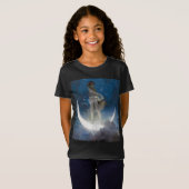 Luna Goddess auf den Nachts-Scattering Stars T-Shirt (Vorne ganz)