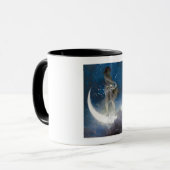 Luna Goddess auf den Nachts-Scattering Stars Tasse (Vorderseite Links)