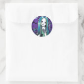 "Luna" Gothic Moon Lilly Fairy Art Stickers (Tasche)