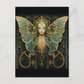 Luna-Göttin Postkarte (Vorderseite)