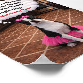 "Luna is Watching You" Poster (Ecke)