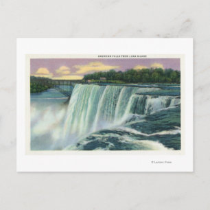 Luna Island View of American Falls Postkarte