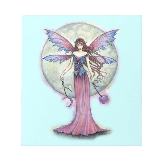 Luna Jewel Fairy Notepad Notizblock (Vorderseite)