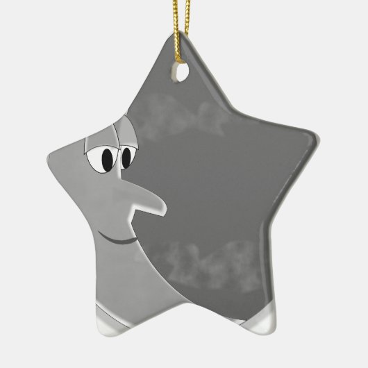 Luna Keramik Ornament (Links)